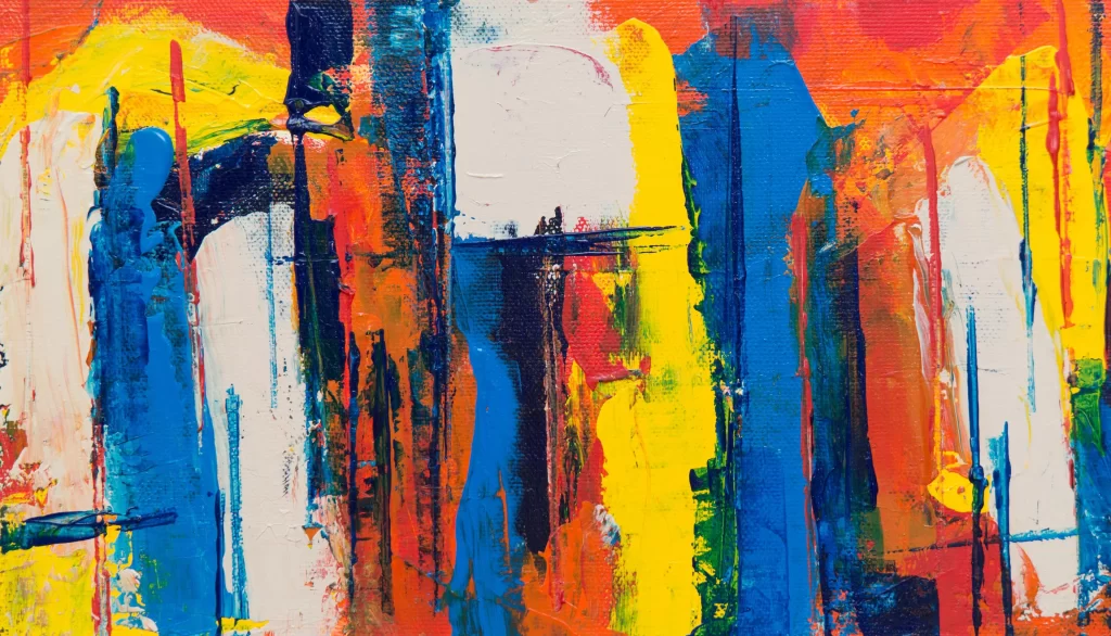 Vibrant Impasto Oil Painting Texture Dynamic Brushstrokes Rich Texture Energetic Mood