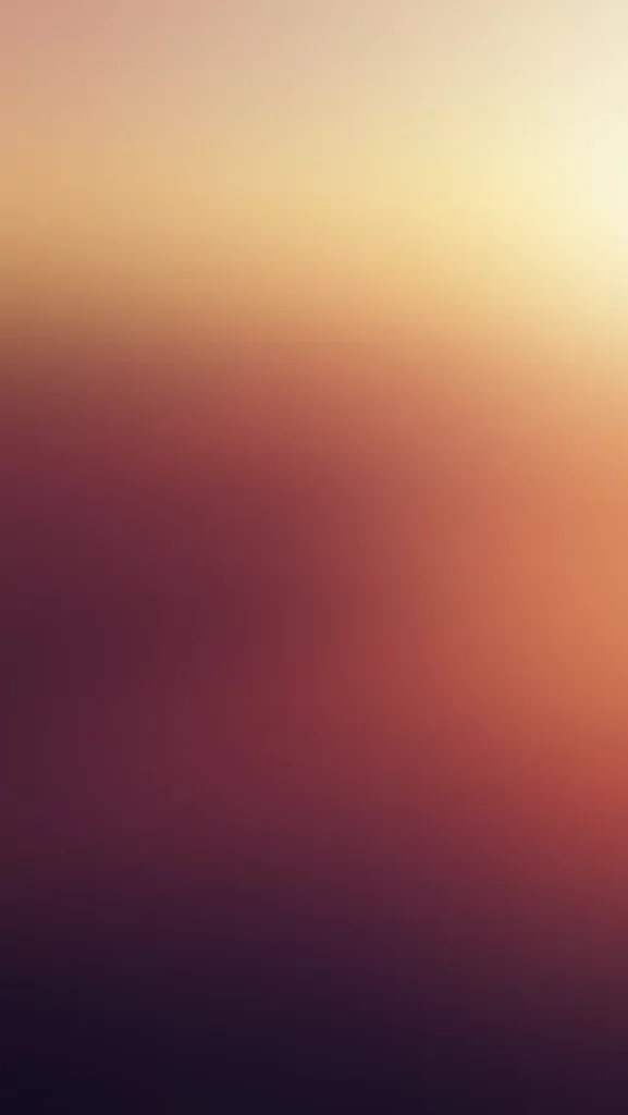 Warm Sunset Gradient with Soft Blurring