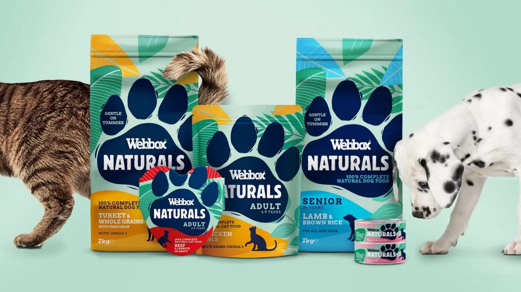 Webbox Dog Food Turkey Whole Grains Natural Blue Green Yellow