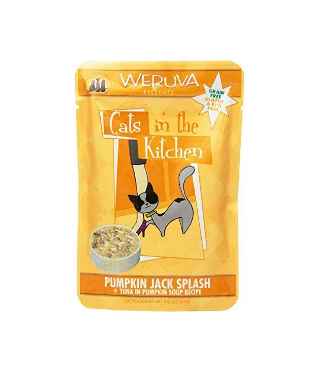 Weruva Cat Food Pumpkin Tuna Illustration Yellow