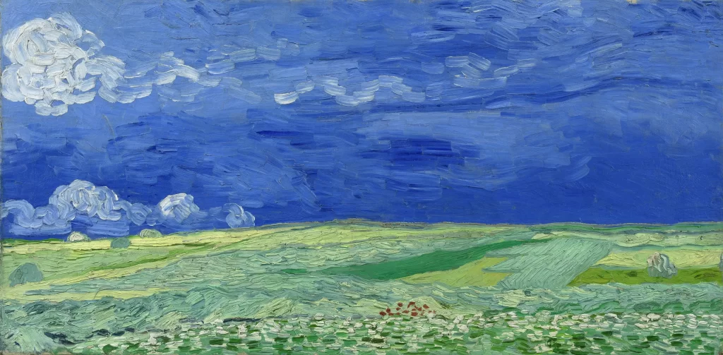 Wheatfields under Thunderclouds Van Gogh