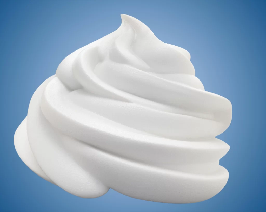 Whipped Cream Swirl Texture