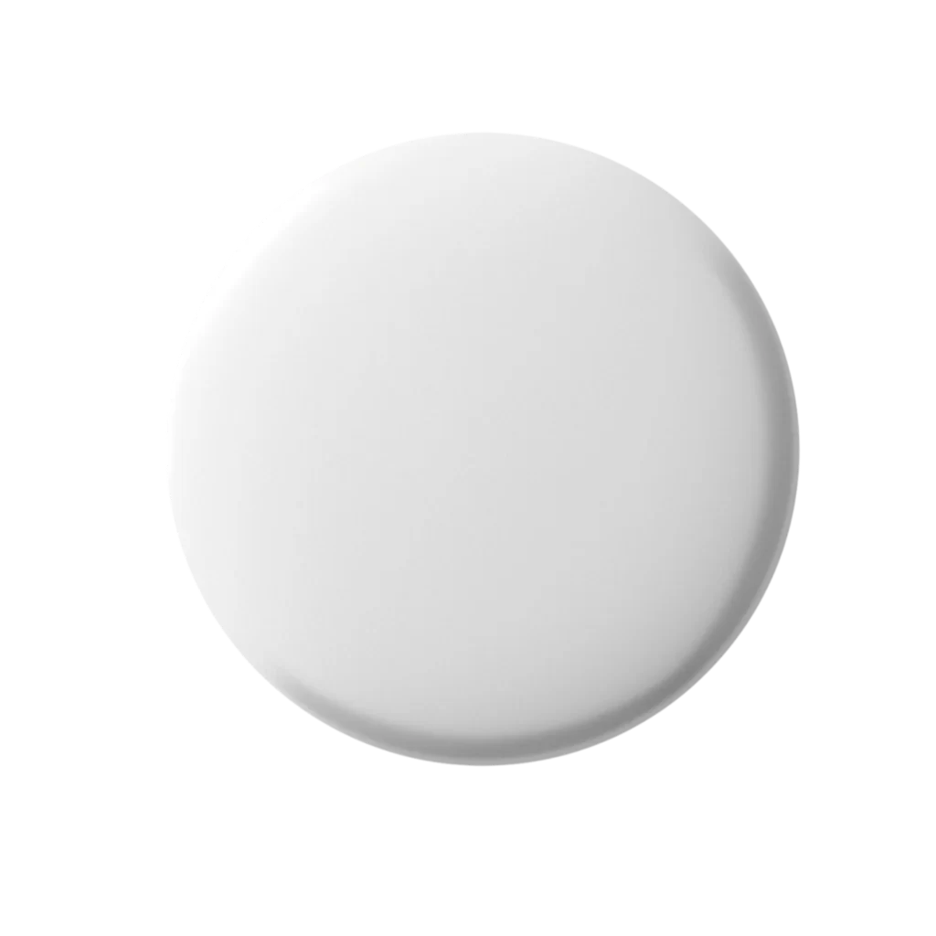 White Circle Simple Shape Minimalist Design