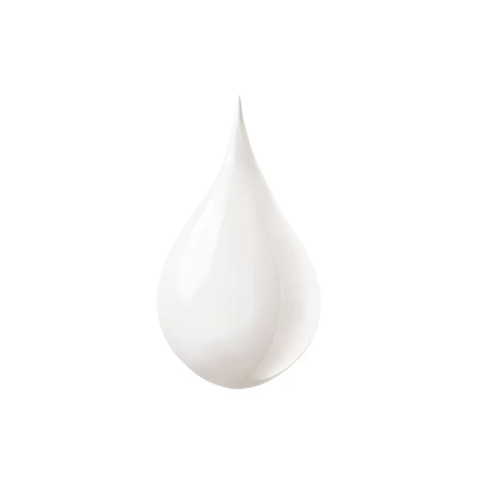 White Droplet Minimalist Design