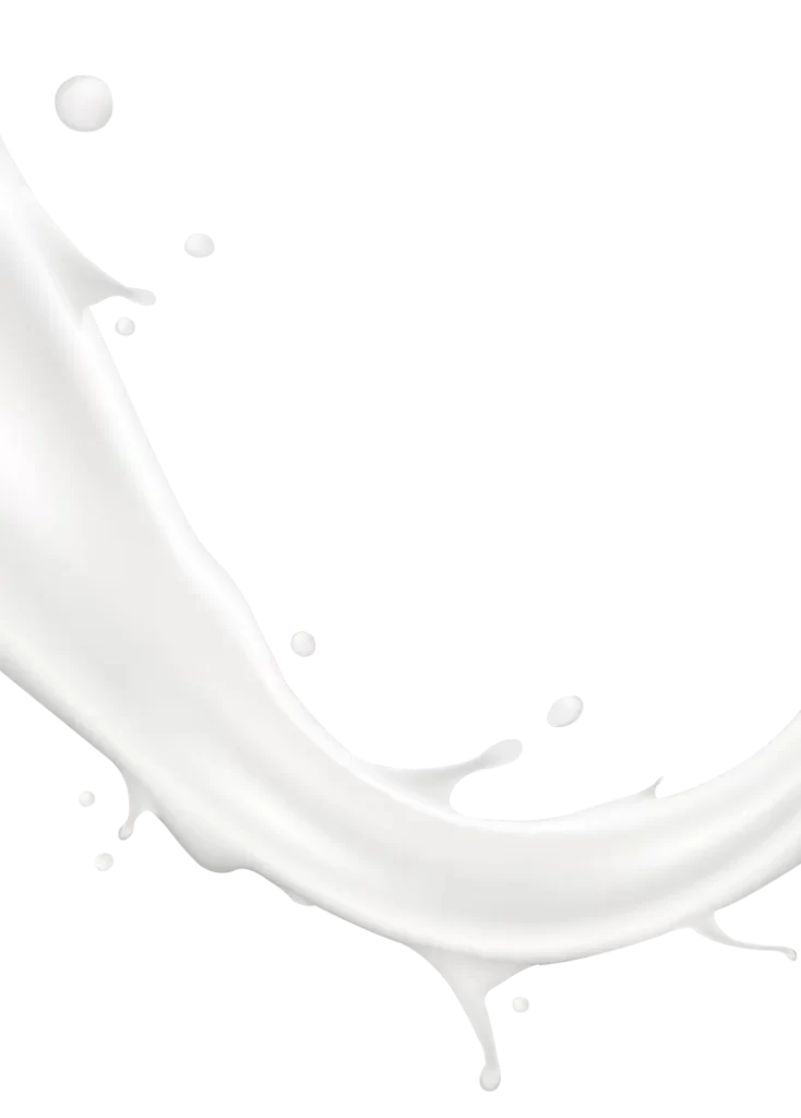 White Liquid Splash with Black Background