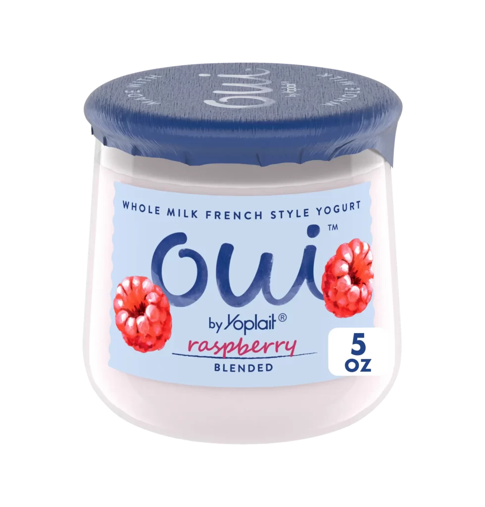 Whole Milk Yogurt French Style Raspberry Blended Yoplait