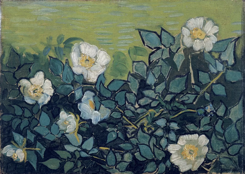 Wild Roses Van Gogh