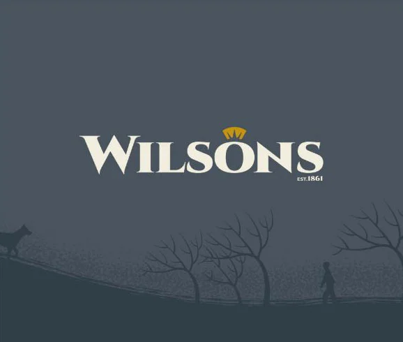 Wilsons Dog Food Classic Dark Silhouette