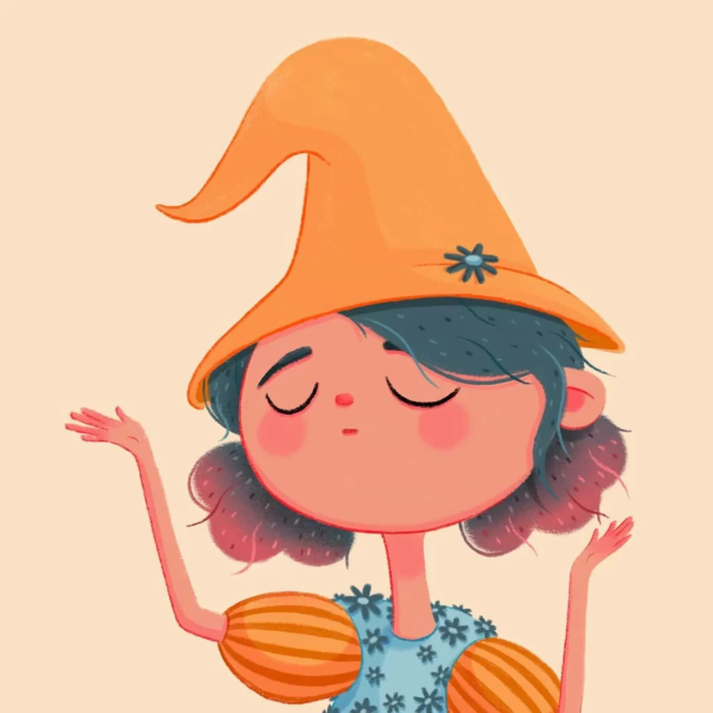 Witch Character Fantasy Illustration Eleonore Pelluau