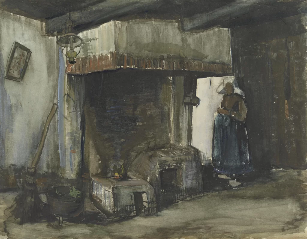 Woman by a Hearth Van Gogh