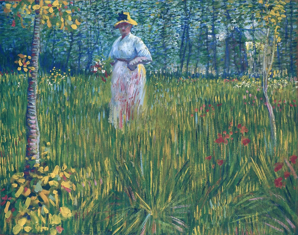 Woman in the Garden Van Gogh
