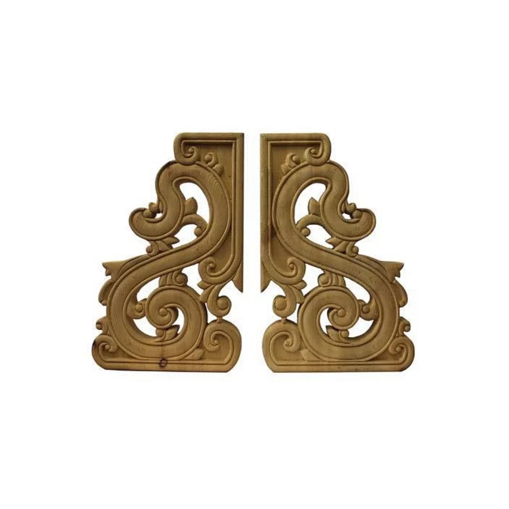 Wooden Altar Table Chinese Traditional Carved Scroll Pattern