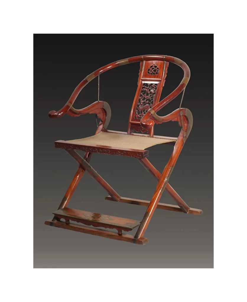 Wooden Chair Chinese Traditional Carved Pattern