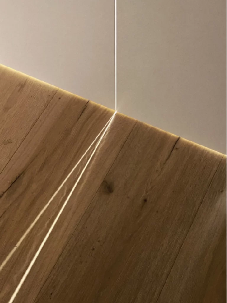 Wooden Floor White Wall Natural Light Simple Clean