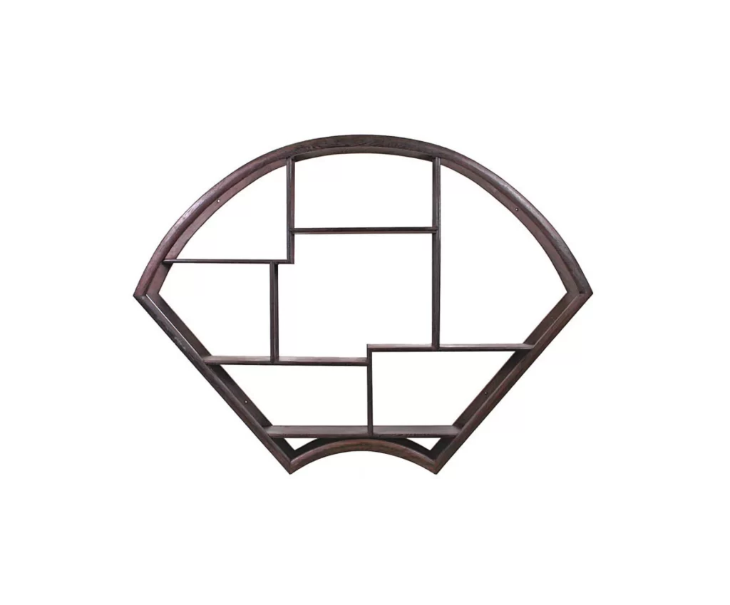 Wooden Shelf Chinese Traditional Geometric Pattern