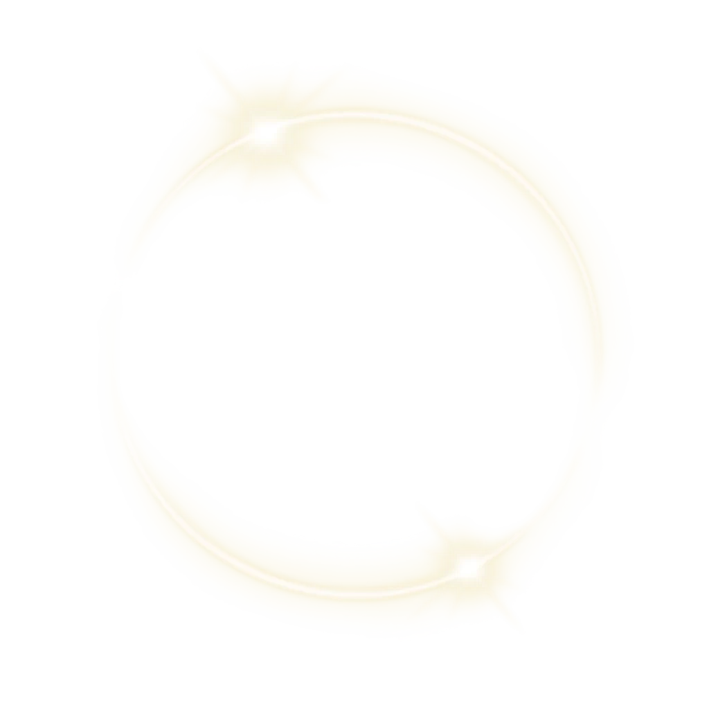 Yellow and White Circular Light Streaks