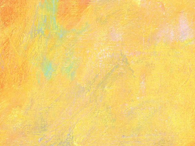 Yellow Brushstrokes Oil Painting Texture Soft Wash
