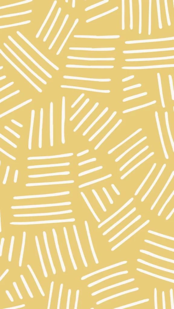 Yellow Pattern Lines Abstract Design