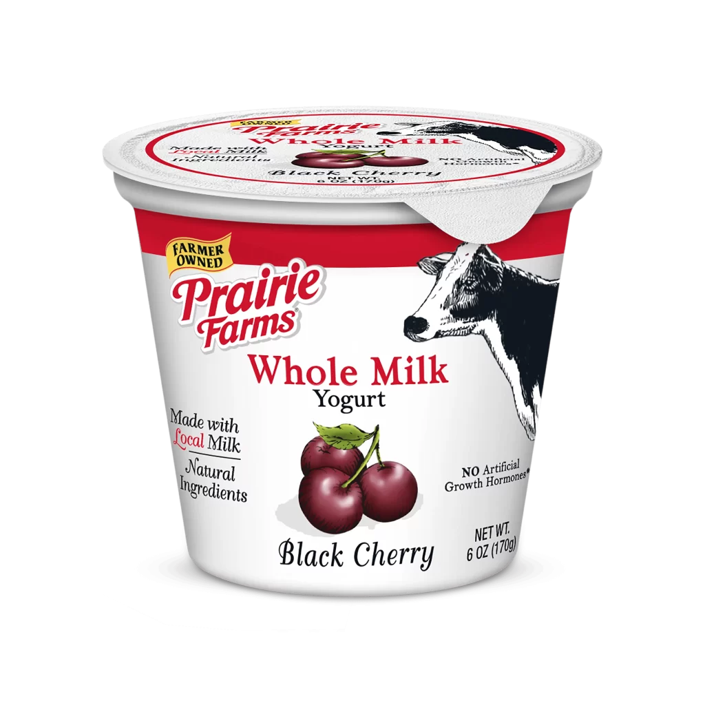 Yogurt Container Cherry Milk