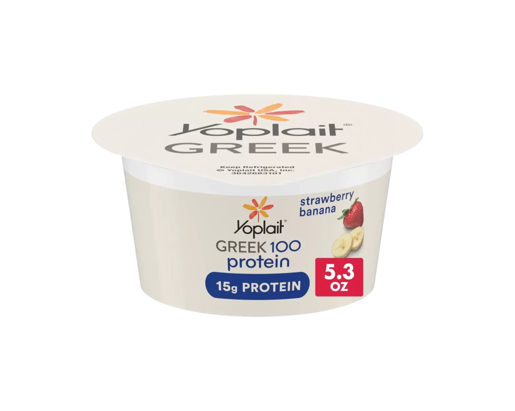 Yoplait Greek Yogurt Strawberry Banana Protein