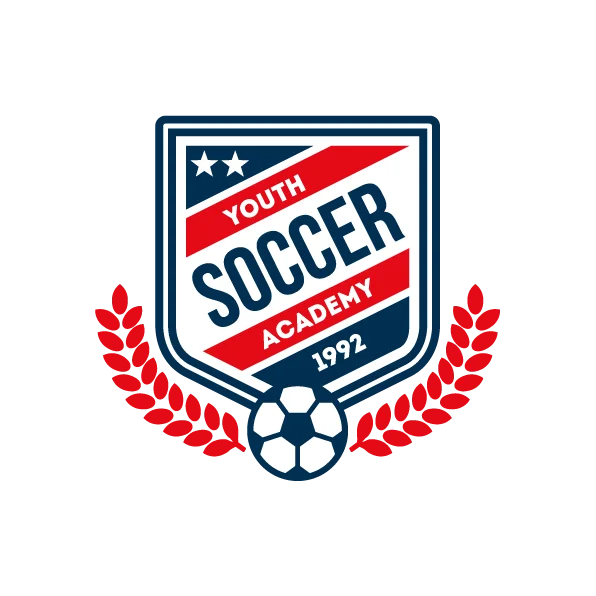 Youth Soccer Academy Shield Crest 1992