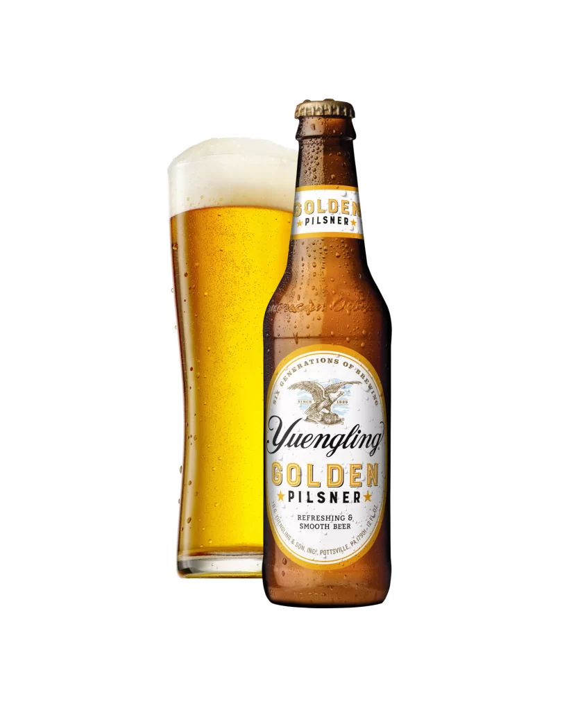 Yuengling Golden Pilsner Beer Bottle Glass