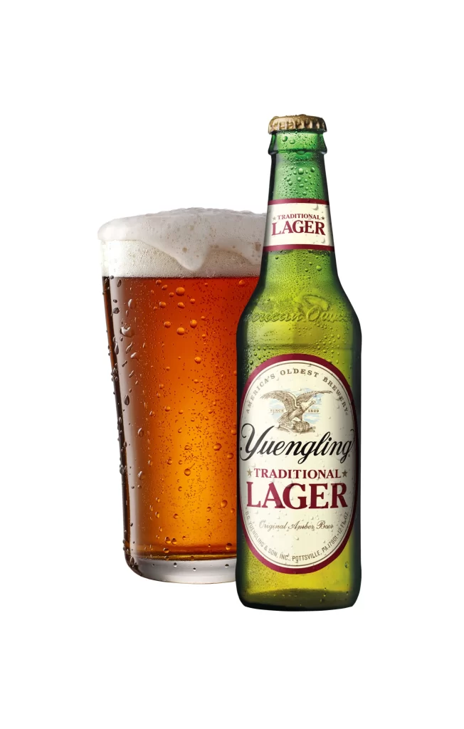 Yuengling Lager Bottle Glass