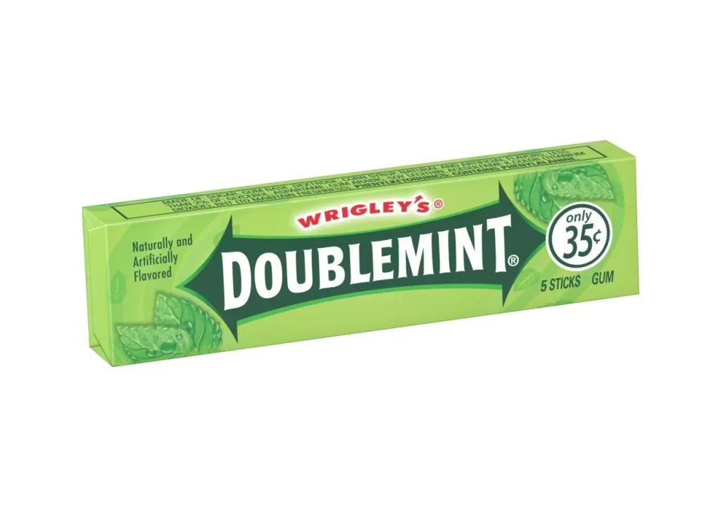 Wrigley’s Doublemint Gum Box Packaging