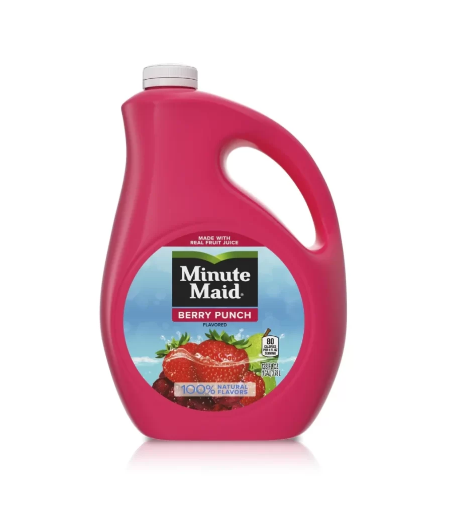 Minute Maid Berry Punch Beverage Packaging