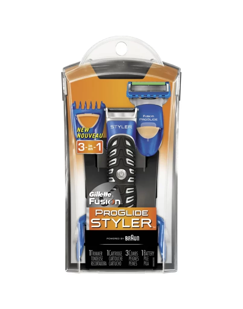 Gillette Fusion ProGlide Styler 3-in-1 Razor Packaging