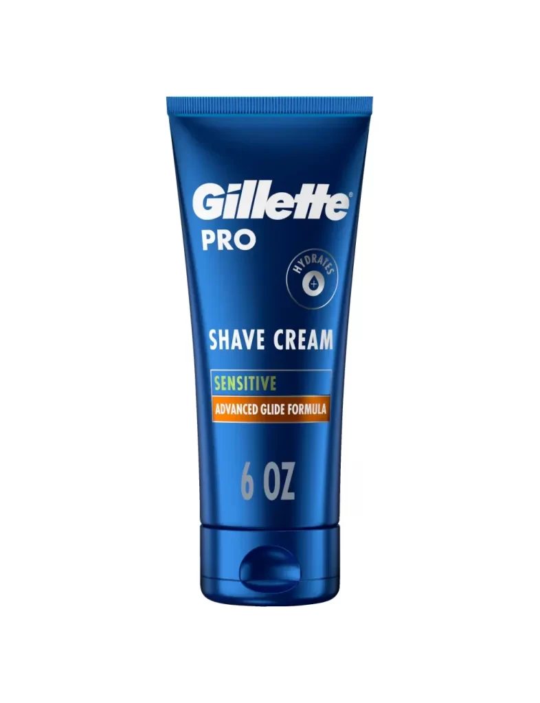 Gillette PRO Sensitive Shave Cream Packaging