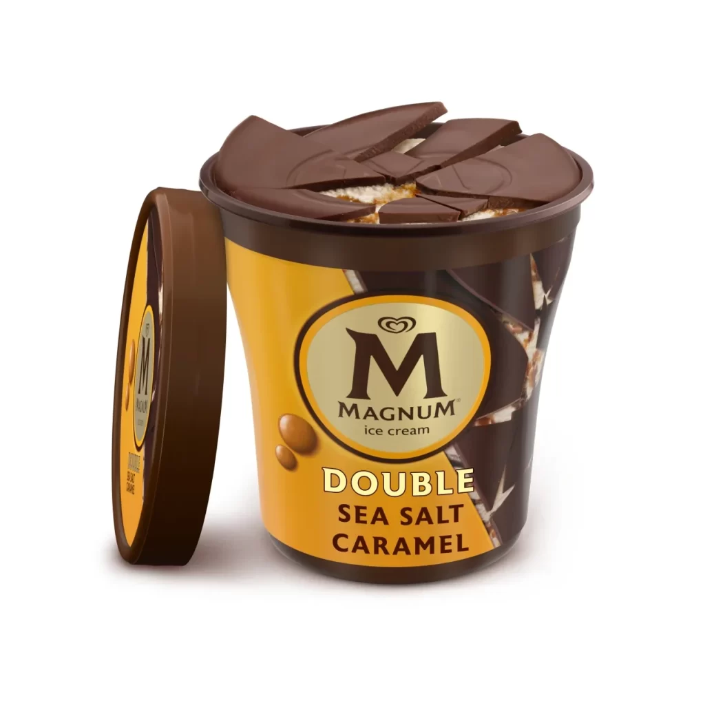 Magnum Double Sea Salt Caramel Ice Cream Packaging