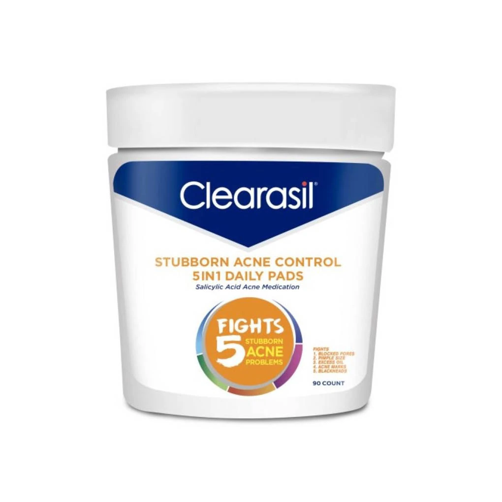Clearasil Stubborn Acne Control 5in1 Daily Pads