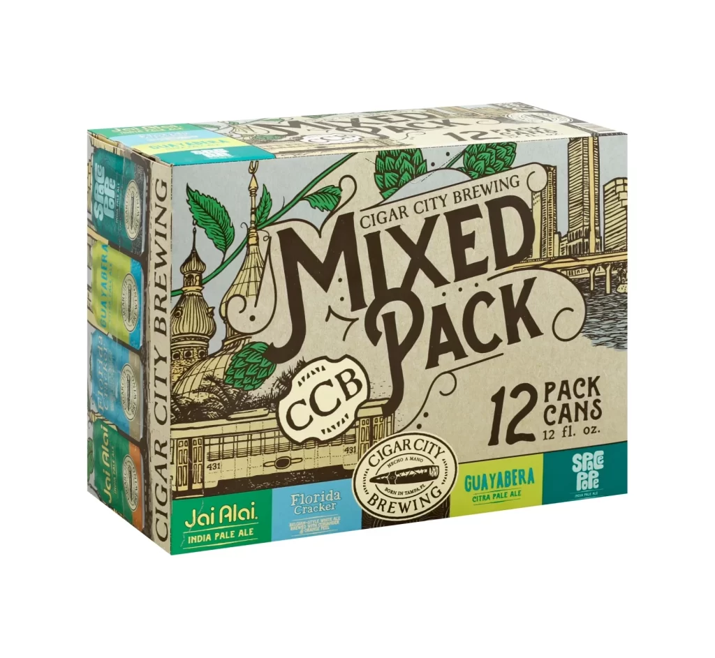 Cigar City Brewing Mixed Pack Beverage Packaging