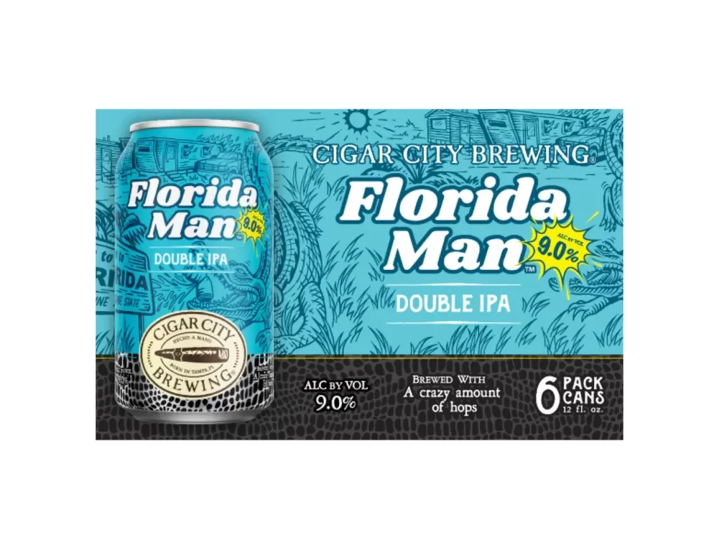 Cigar City Brewing Florida Man Double IPA Can Packaging
