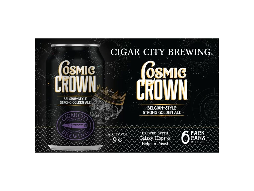 Cigar City Brewing Cosmic Crown Strong Ale Can Packaging