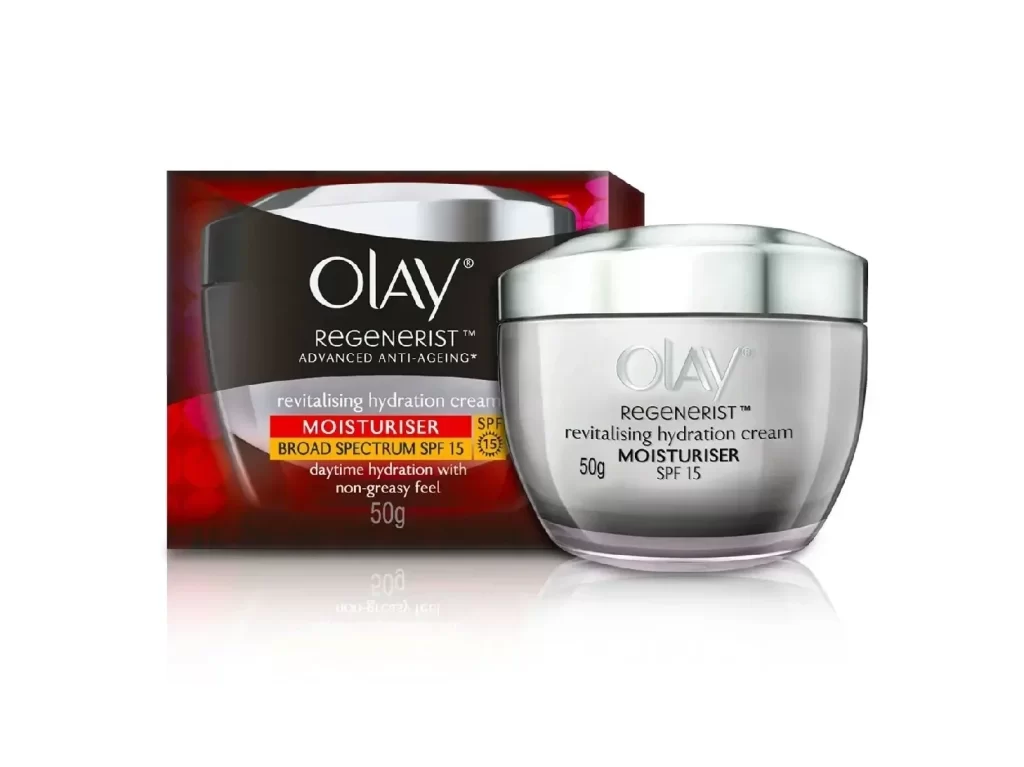 Olay Regenerist SPF 15 Skincare Packaging