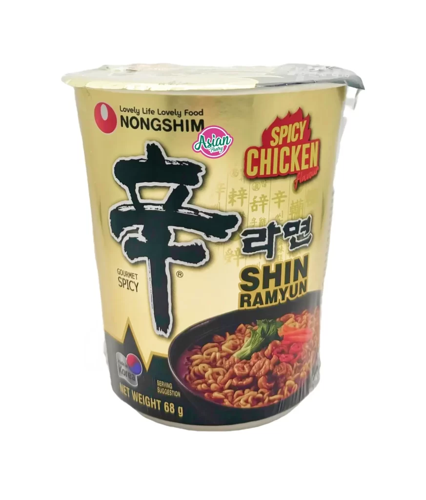 Nongshim Shin Ramyun Spicy Chicken gold instant noodles Packaging