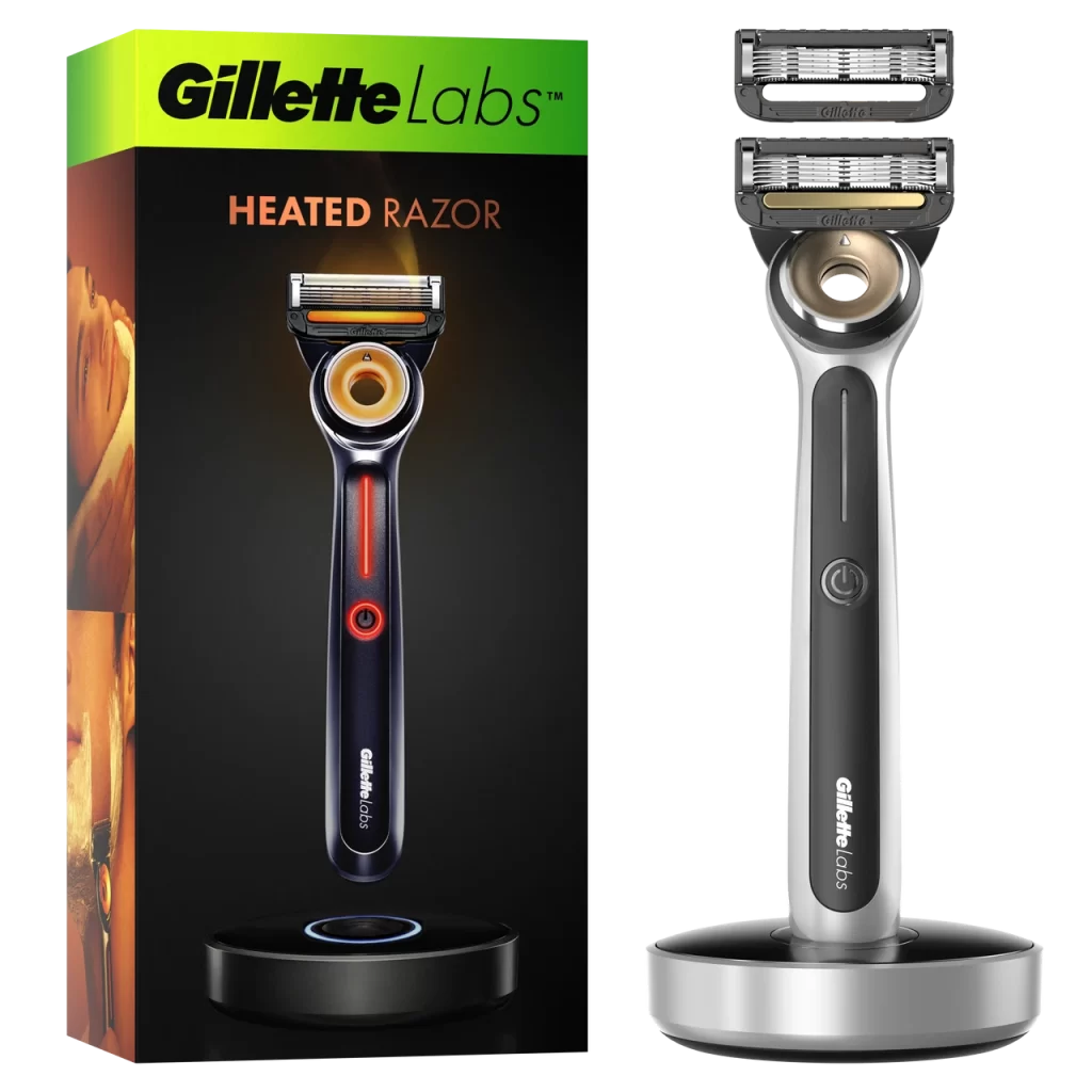 Gillette Heated Razor Packaging