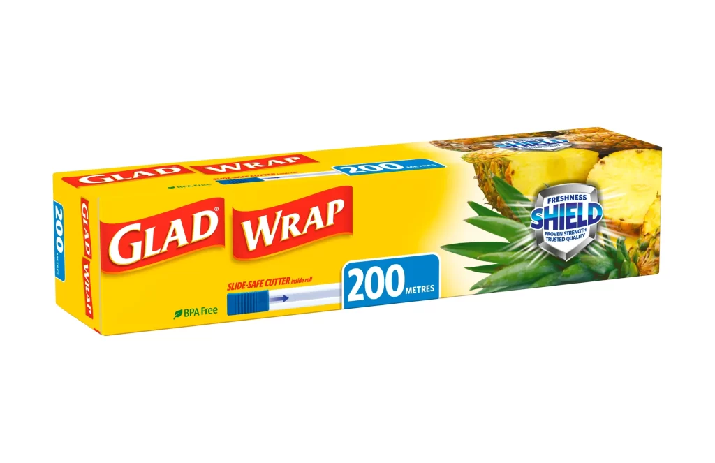 Glad Freshness Shield 200 Metres Wrap Packaging