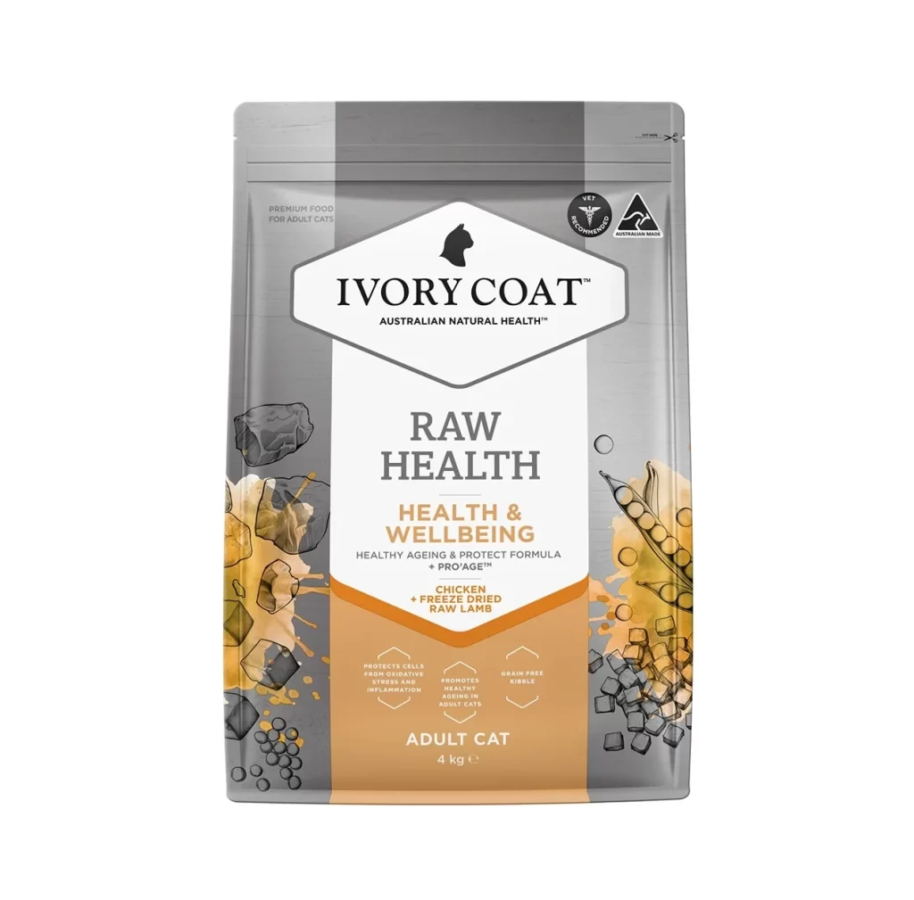 Ivory Coat Cat Food Packaging B