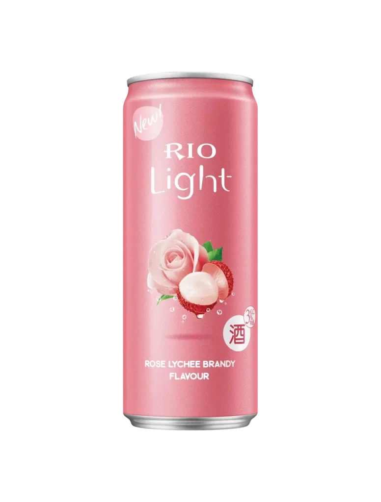 Rio Alcoholic Beverage Can Rose Lychee Brandy Flavour