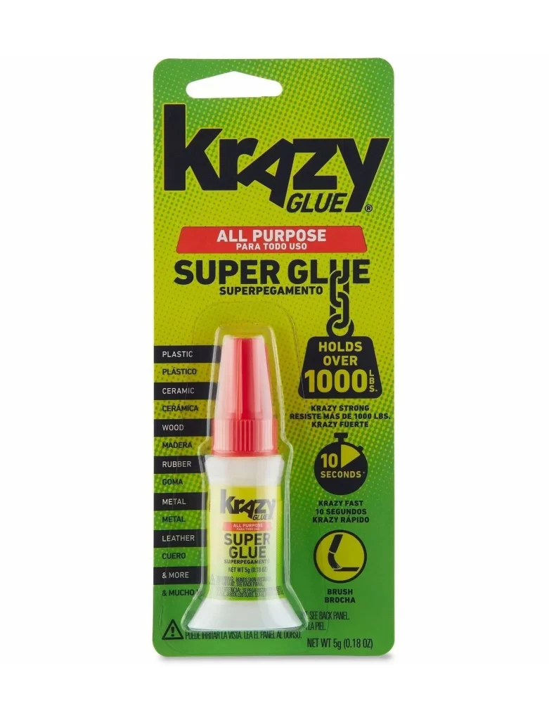 Krazy Glue All Purpose Super Glue Packaging
