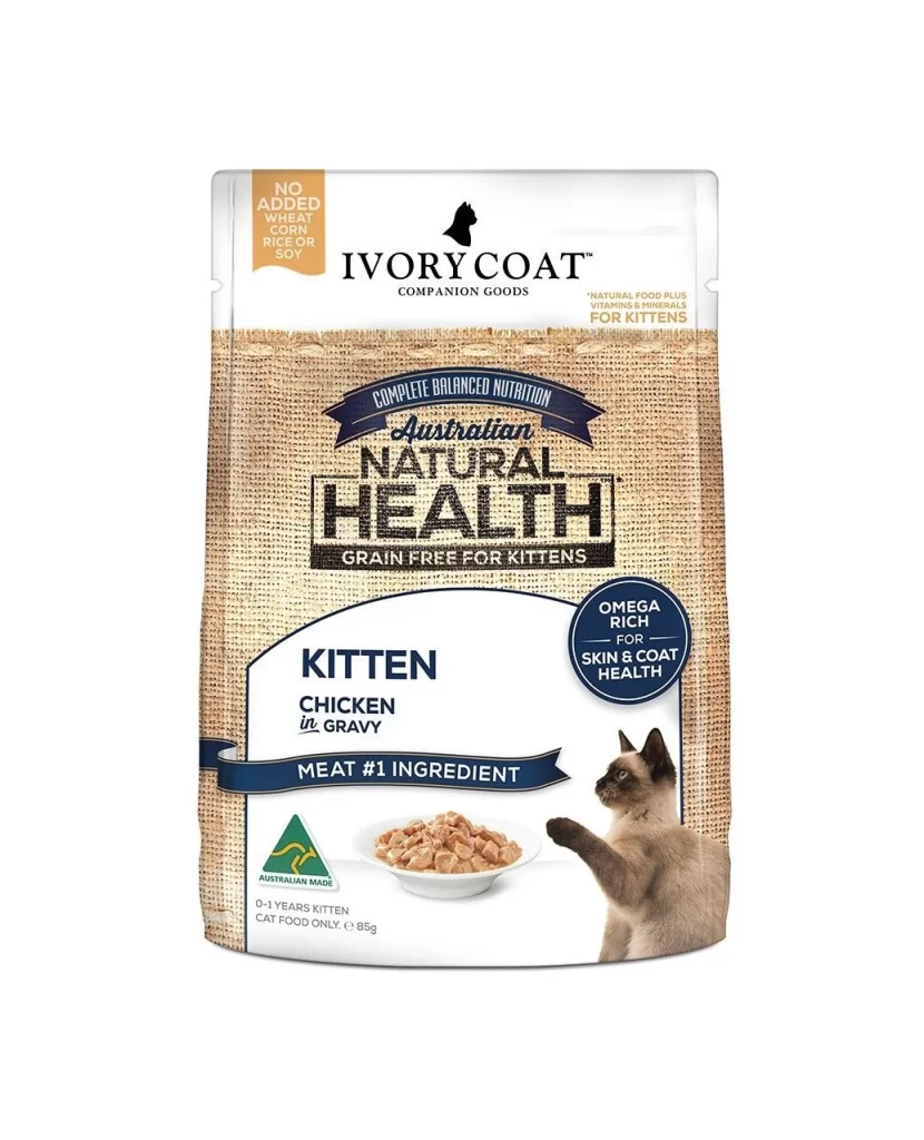 Ivory Coat Cat Food Packaging D