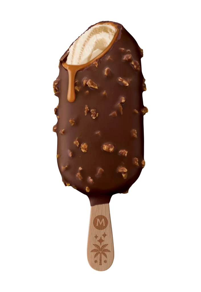 Magnum Caramel Nut Ice Cream Bar Packaging
