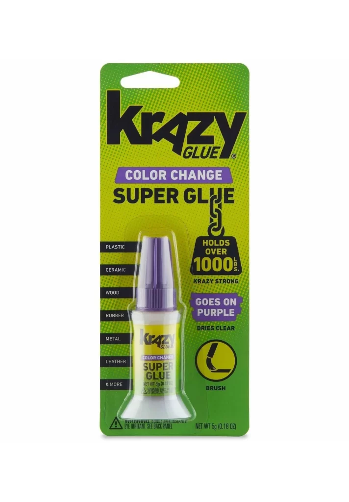 Krazy Glue Color Change Super Glue Packaging