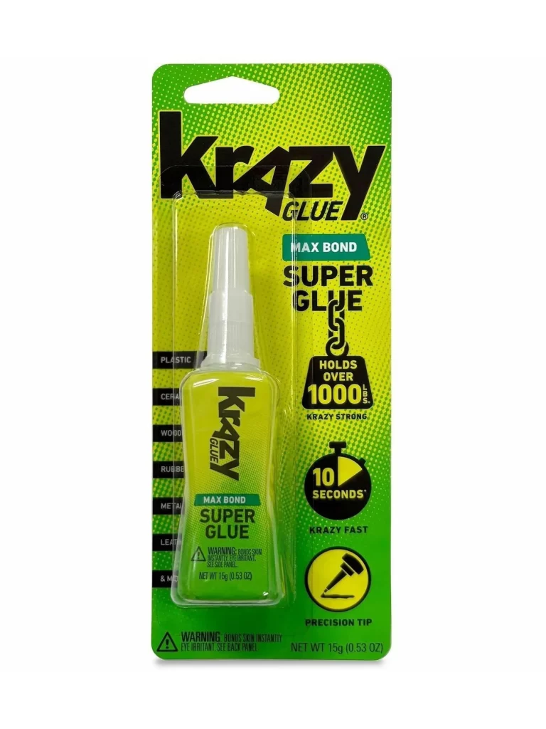 Krazy Glue Max Bond Super Glue Precision Tip Packaging