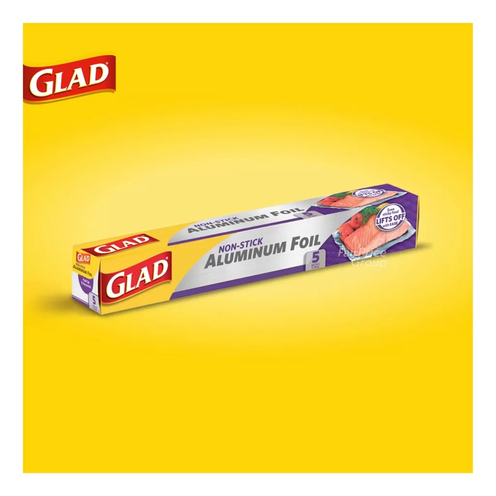 Glad Non-Stick Aluminum Foil Packaging