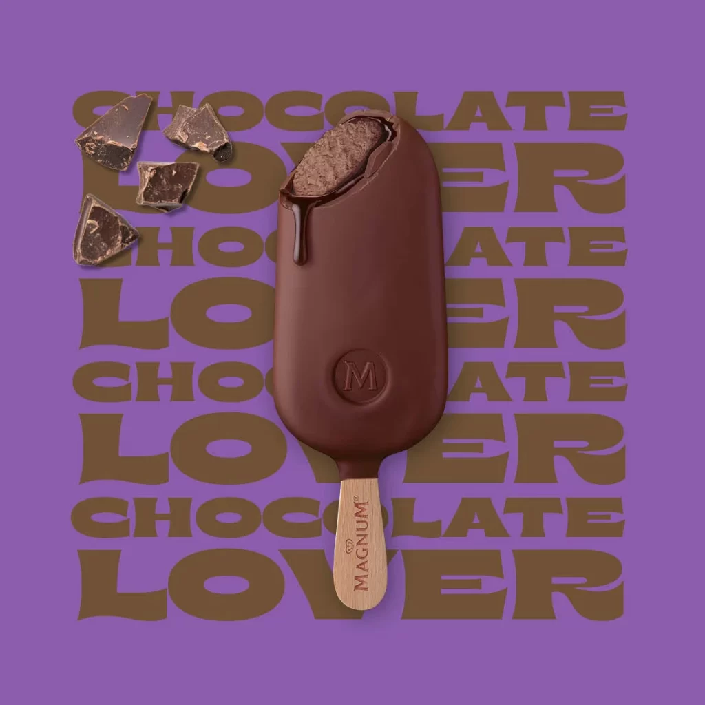 Magnum Chocolate Ice Cream Packaging
