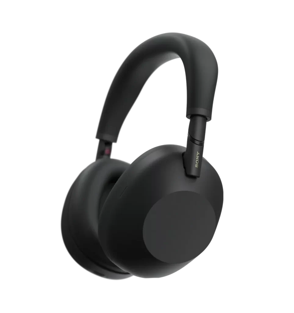 Sony WH-1000XM5 Black Headphones Front Packaging